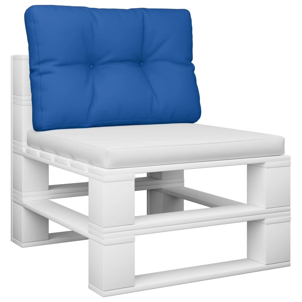vidaXL Podložka na paletový nábytok, kráľovsky modrá 50x40x12cm, látka