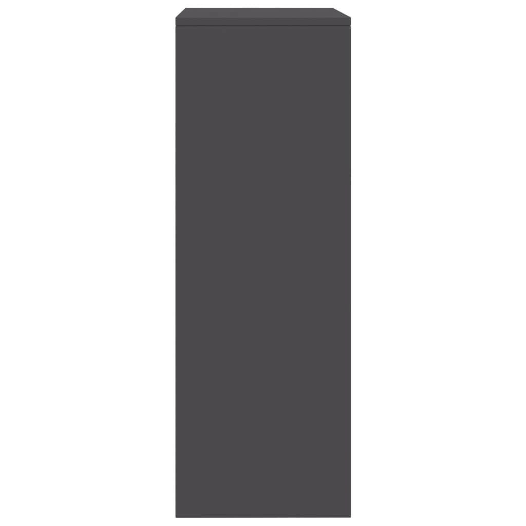 vidaXL Komoda so 6 zásuvkami, sivá 50x34x96 cm, kompozitné drevo