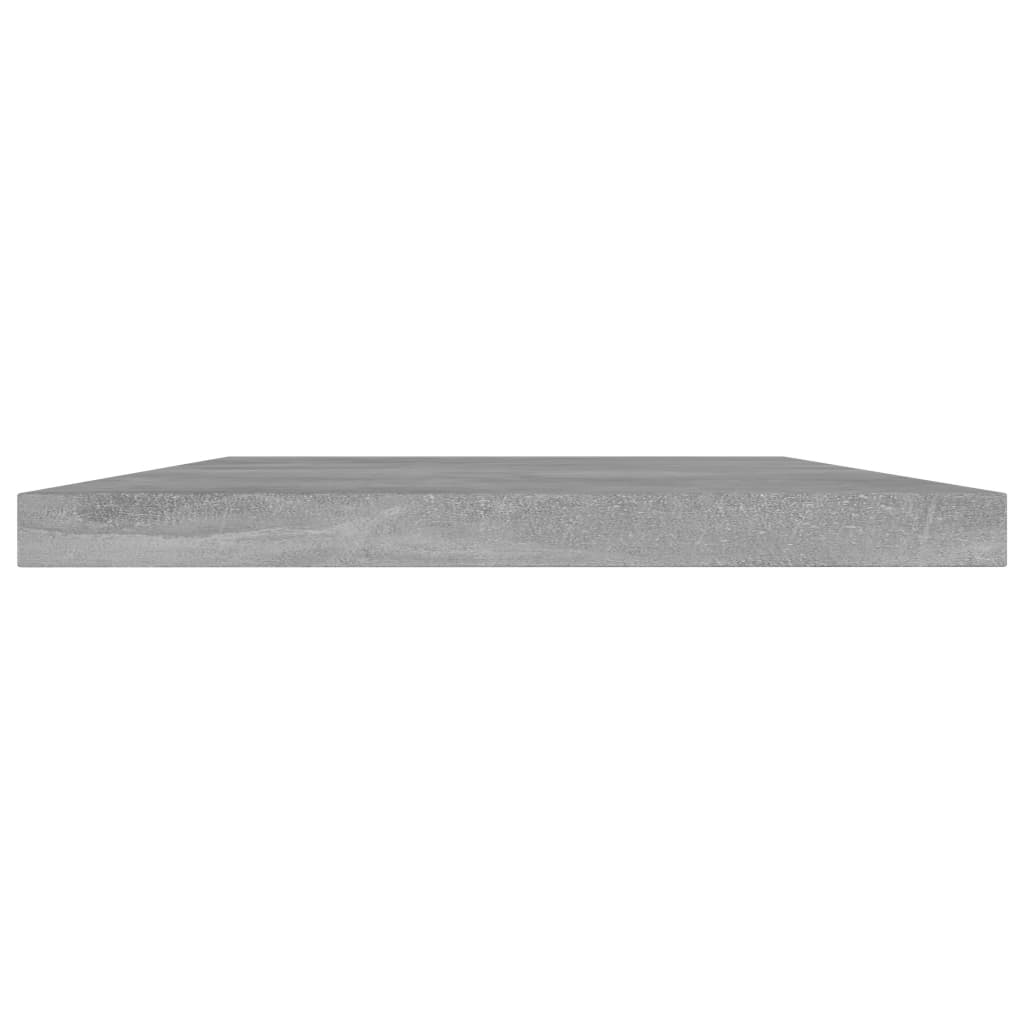 vidaXL Prídavné police 8 ks betónovo sivé 40x20x1,5cm kompozitné drevo