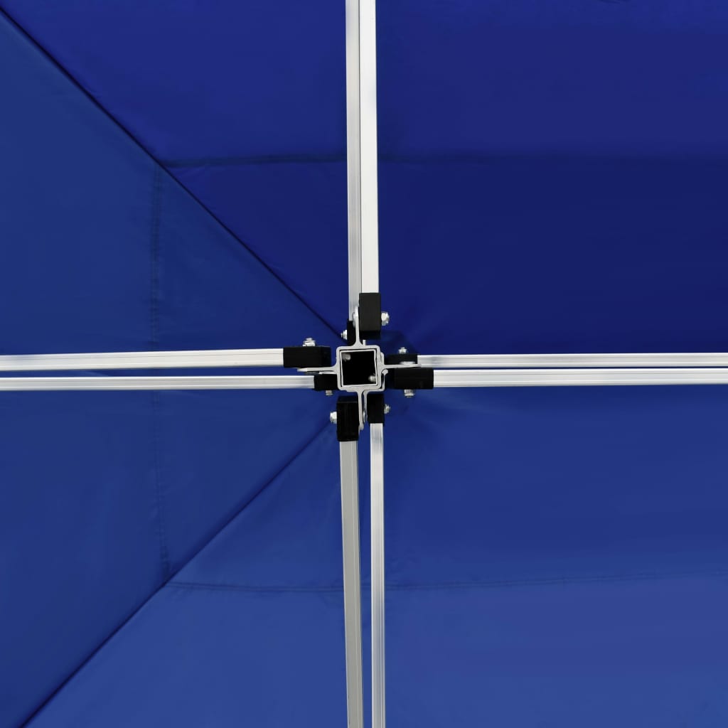 vidaXL Profesionálny skladací stan+steny, hliník 4,5x3 m, modrý