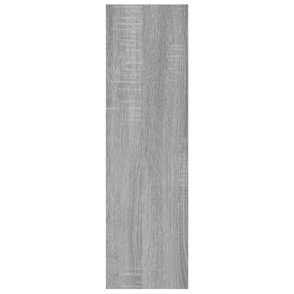 vidaXL Nástenná polica sivá sonoma 75x16x55 spracované drevo