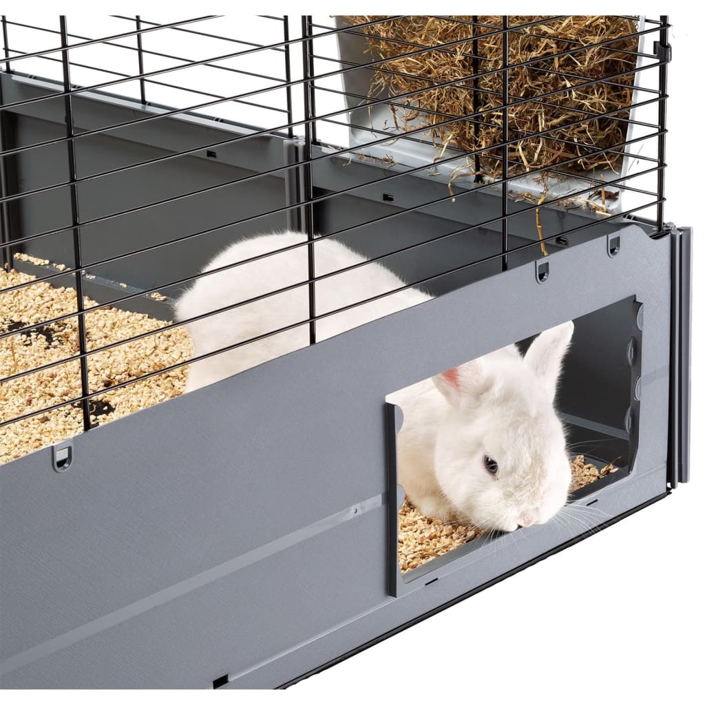 Ferplast Klietka pre králiky Multipla Maxi 142,5x72x50 cm čierna