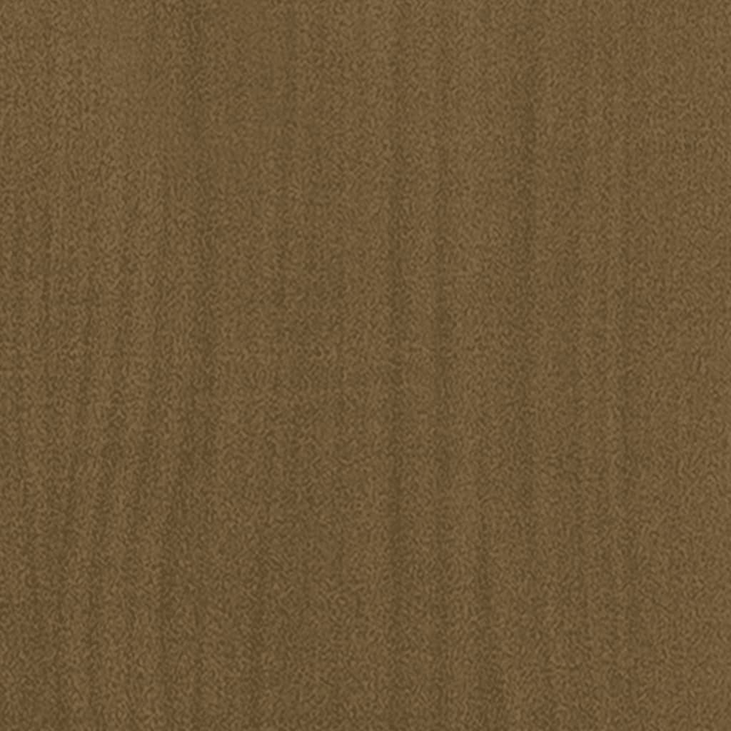 vidaXL Knižnica/deliaca stena medovo-hnedá 40x35x135 cm masívna borovica