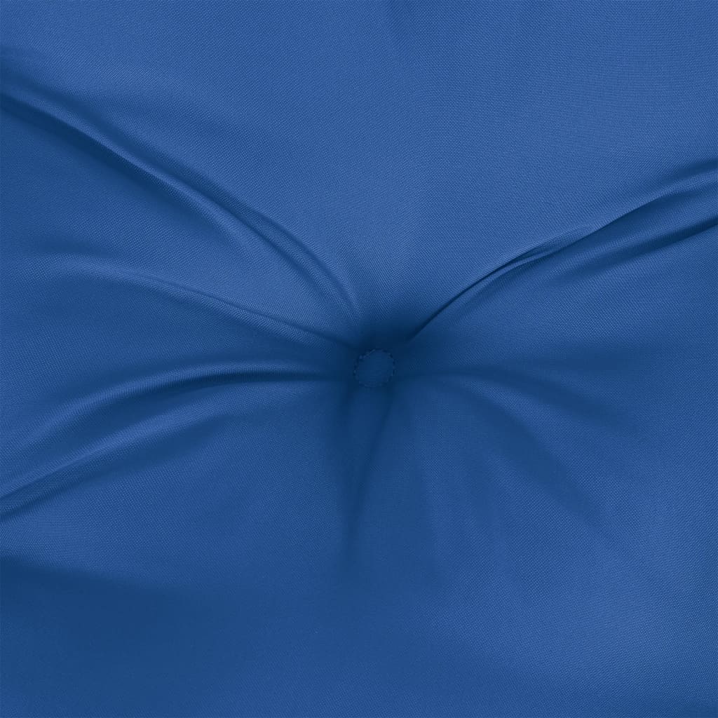 vidaXL Podložka na paletový nábytok, kráľovsky modrá 60x60x12cm, látka
