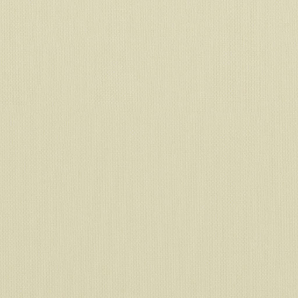 vidaXL Balkónová markíza, krémová 120x500 cm, oxfordská látka