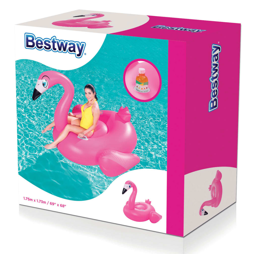 Bestway Veľká nafukovacia hračka do bazéna v tvare plameniaka 41119