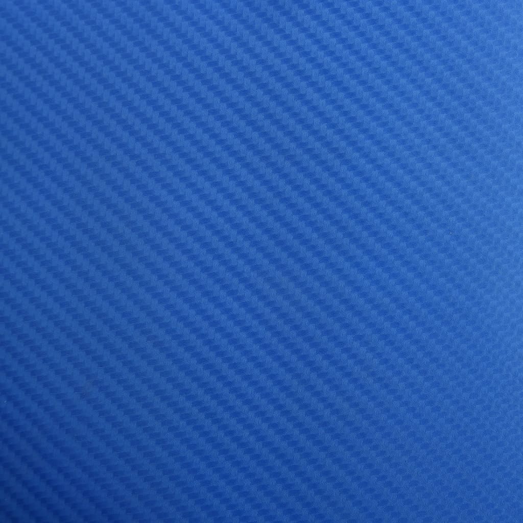 vidaXL Fólia na automobily 2 ks 4D modrá 100x150 cm+50x150 cm