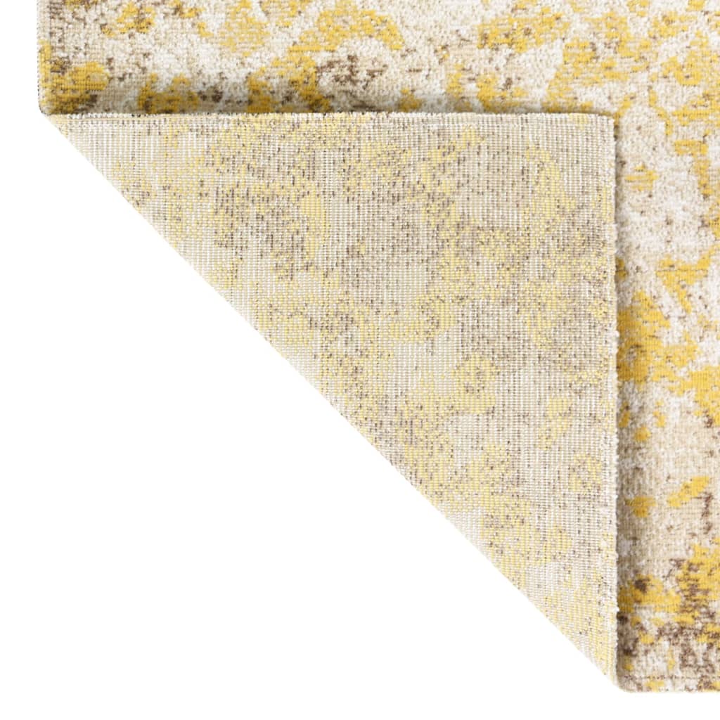 vidaXL Vonkajší koberec hladké tkanie 80x250 cm žltý