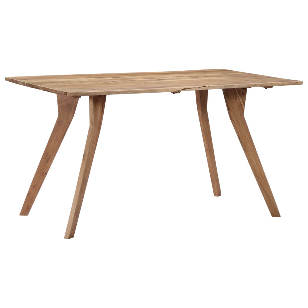 vidaXL Jedálenský stôl z akáciového dreva 140x80x76 cm
