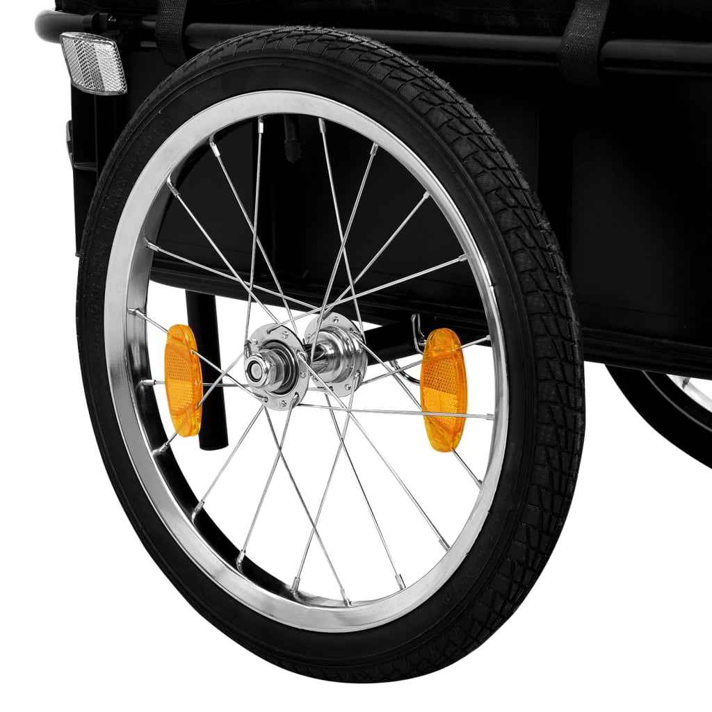 vidaXL Príves na bicykel/ručný vozík 155x60x83 cm, oceľ, modrý