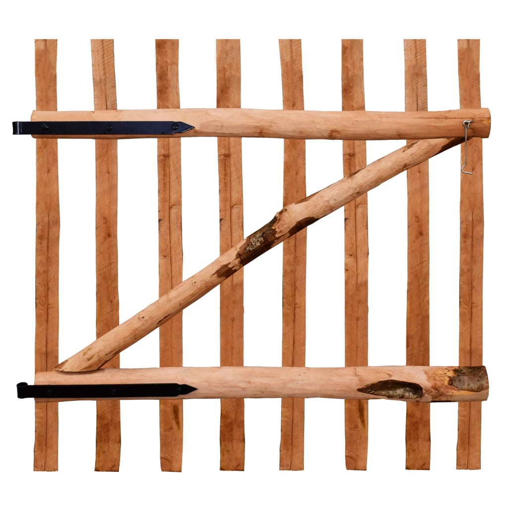 vidaXL Jednokrídlová brána, impregnované drevo, 100x100 cm