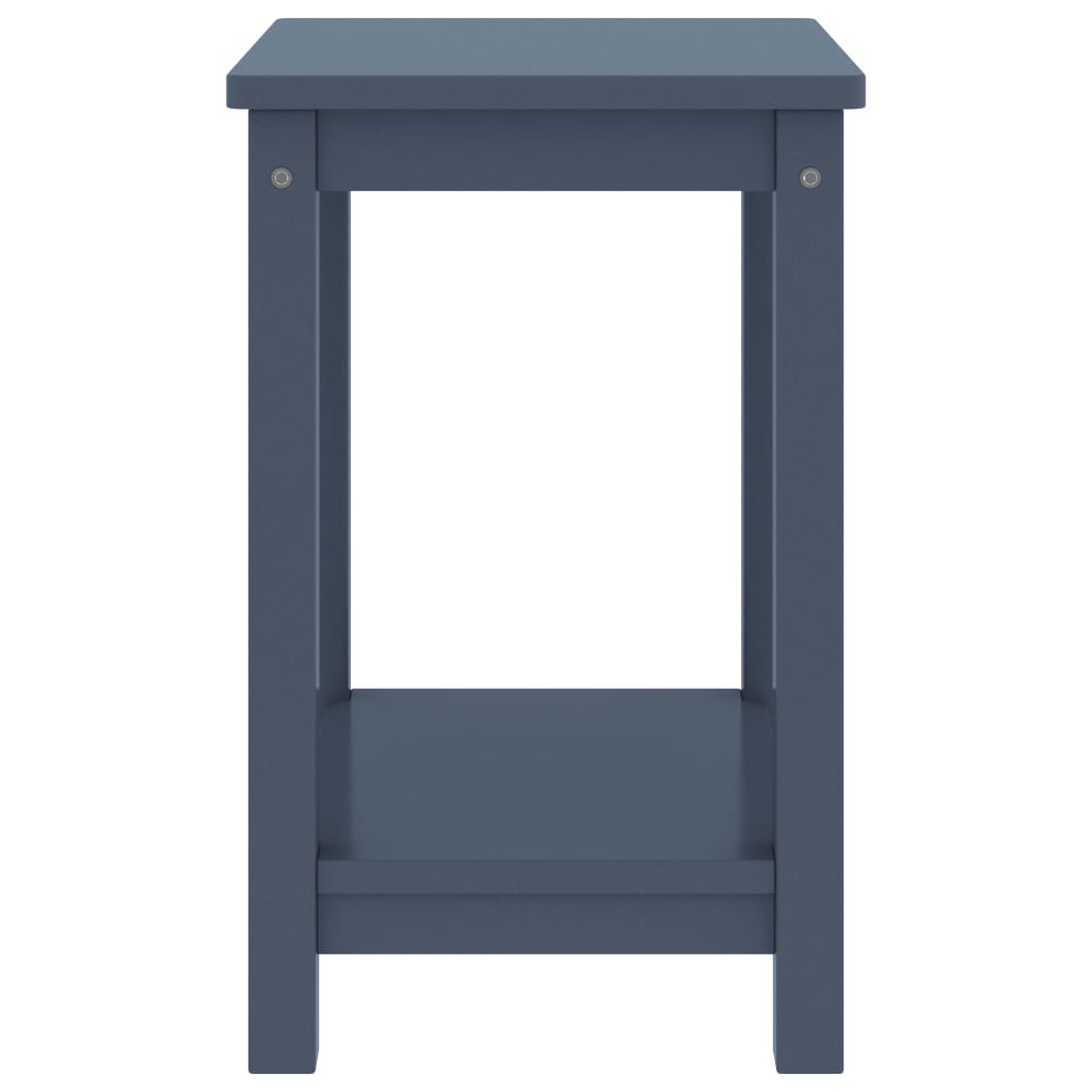 vidaXL Nočný stolík bledosivý 35x30x47 cm borovicový masív