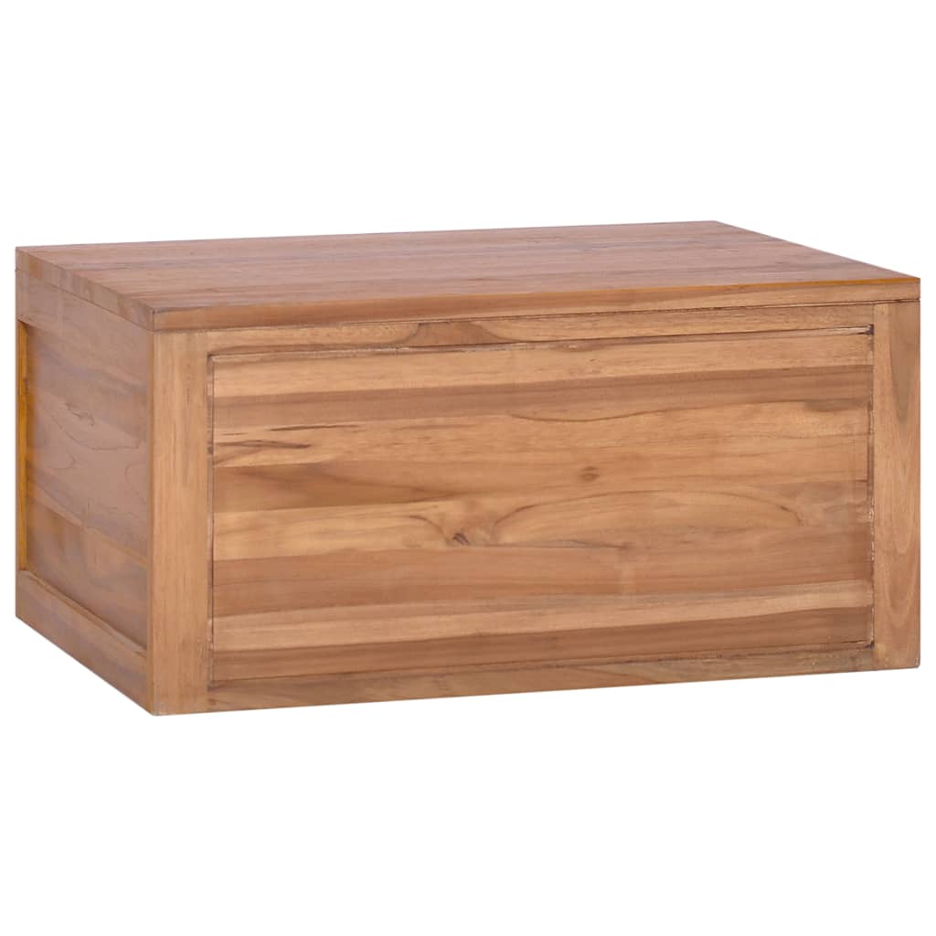 vidaXL Nástenná kúpeľňová skrinka 60x45x30 cm masívne teakové drevo