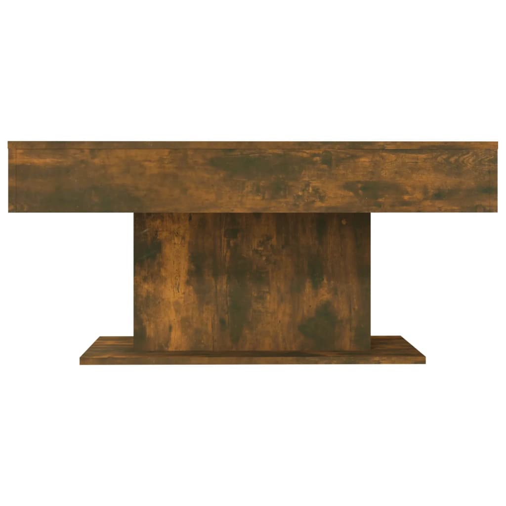 vidaXL Konferenčný stolík dymový dub 96x50x45 cm spracované drevo