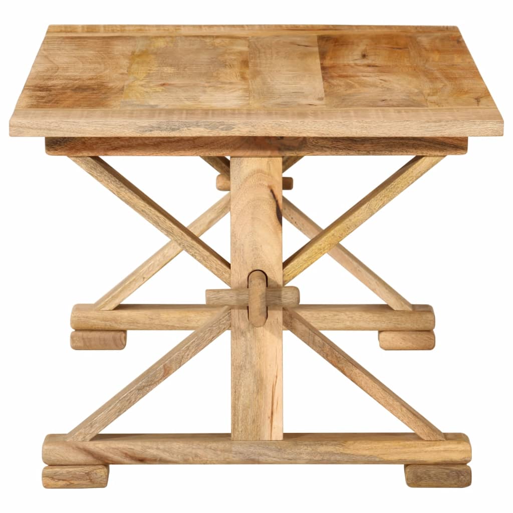 vidaXL Konferenčný stolík 110x52x40 cm masívne mangovníkové drevo