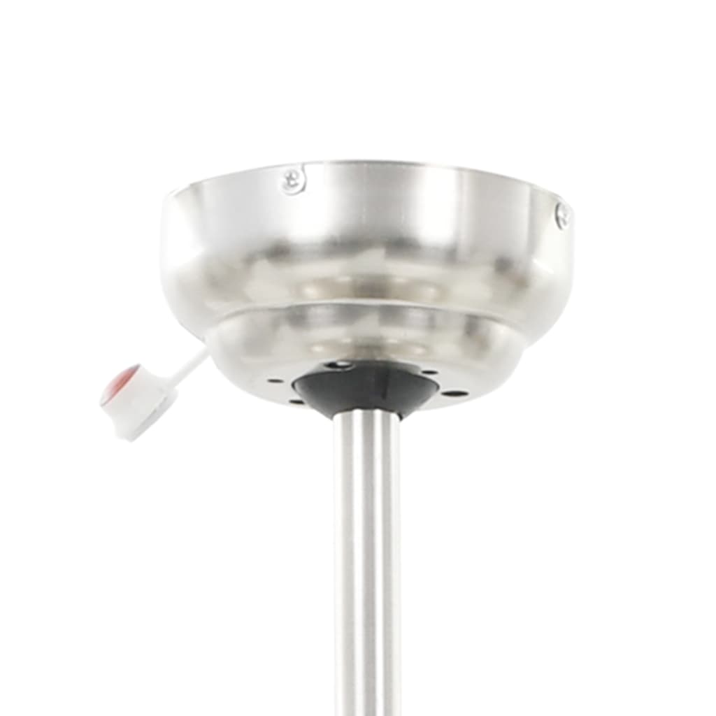 vidaXL Ozdobný stropný ventilátor s osvetlením 128 cm biely