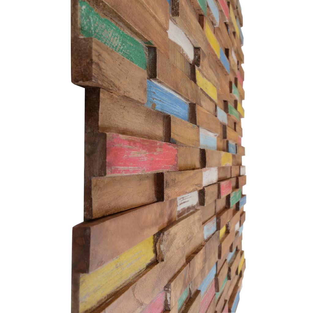 vidaXL Nástenné obkladové panely 10 ks 1,03 m² masívne tíkové drevo