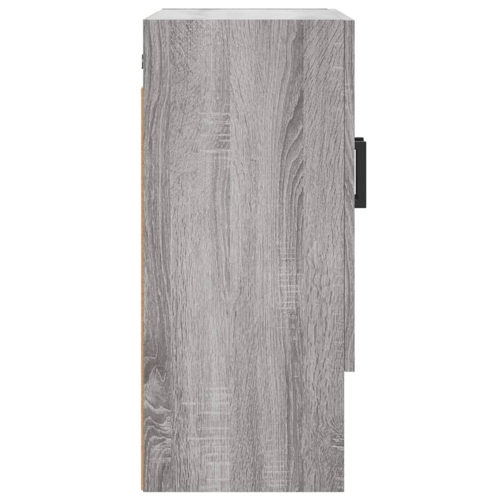 vidaXL Nástenná skrinka sivá sonoma 60x31x70 cm kompozitné drevo