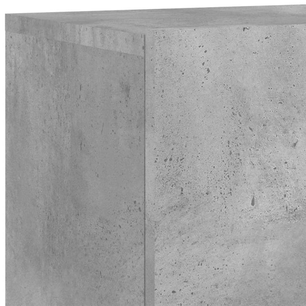 vidaXL 5-dielne TV nástenné skrinky betónovo sivé kompozitné drevo