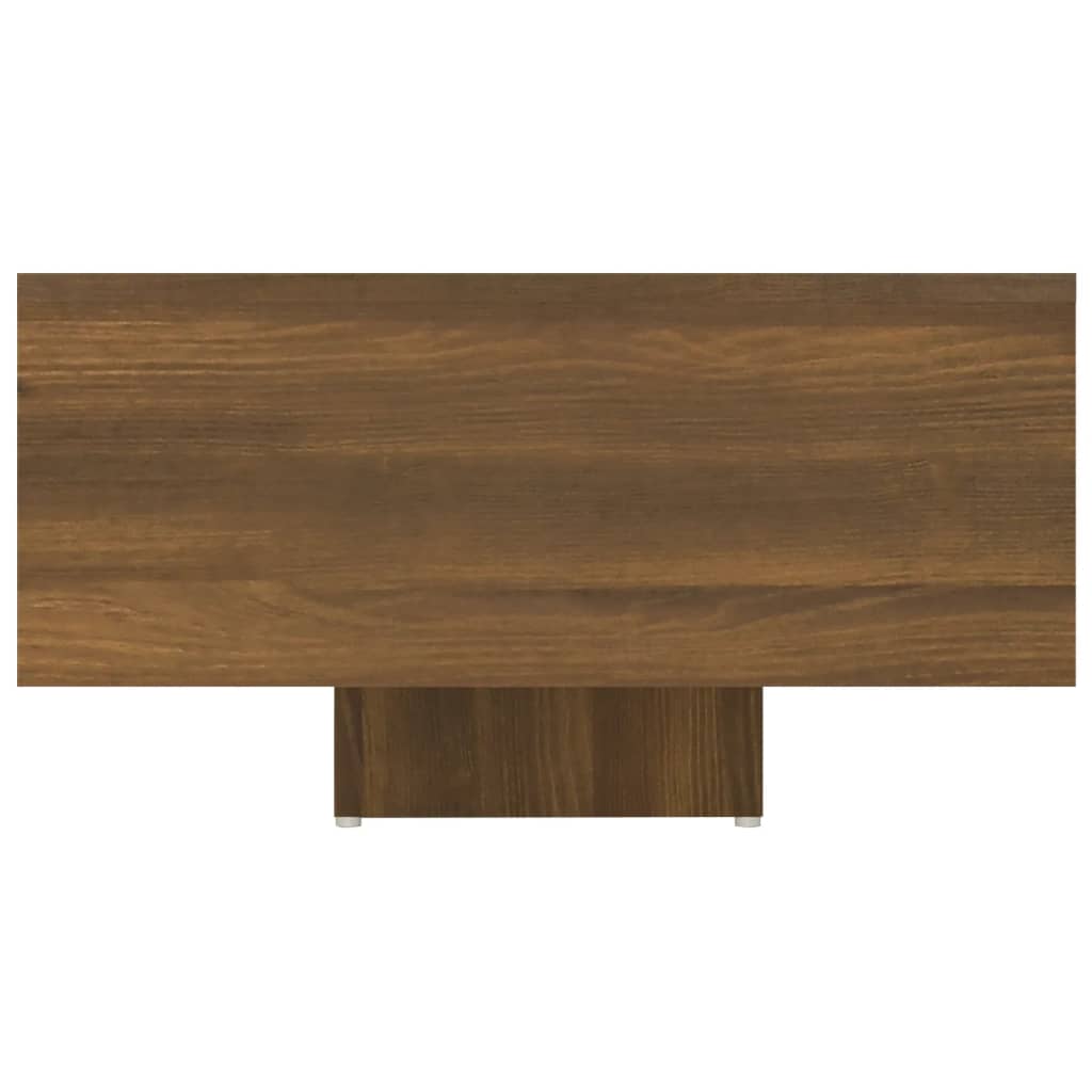 vidaXL Konferenčný stolík hnedý dub 85x55x31 cm spracované drevo