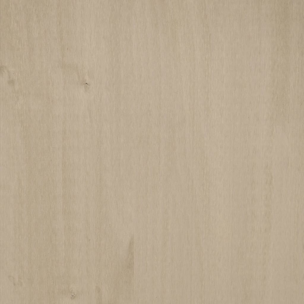 vidaXL Skrinka na topánky HAMAR, medovo hnedá 59,5x35x117 cm, borovica