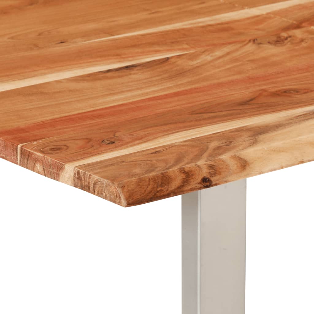 vidaXL Jedálenský stôl 140x70x76 masívne akáciové drevo