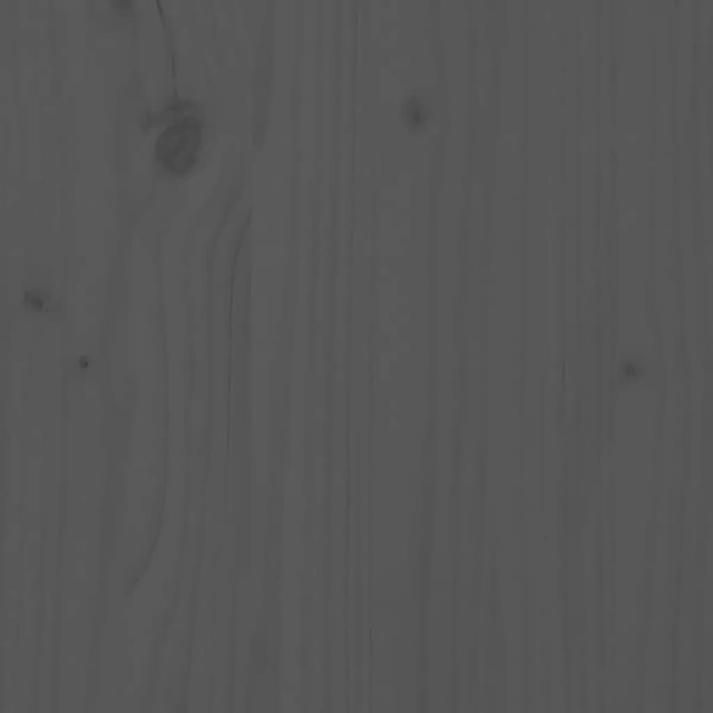 vidaXL Kompostér sivý 63,5x63,5x77,5 cm masívne borovicové drevo