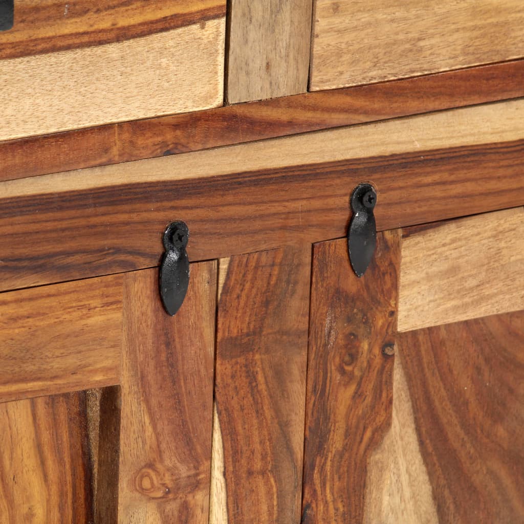 vidaXL Komoda 120x35x75 cm, drevený masív sheesham