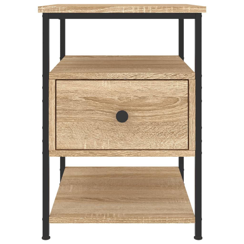 vidaXL Nočné stolíky 2 ks dub sonoma 40x42x56 cm kompozitné drevo