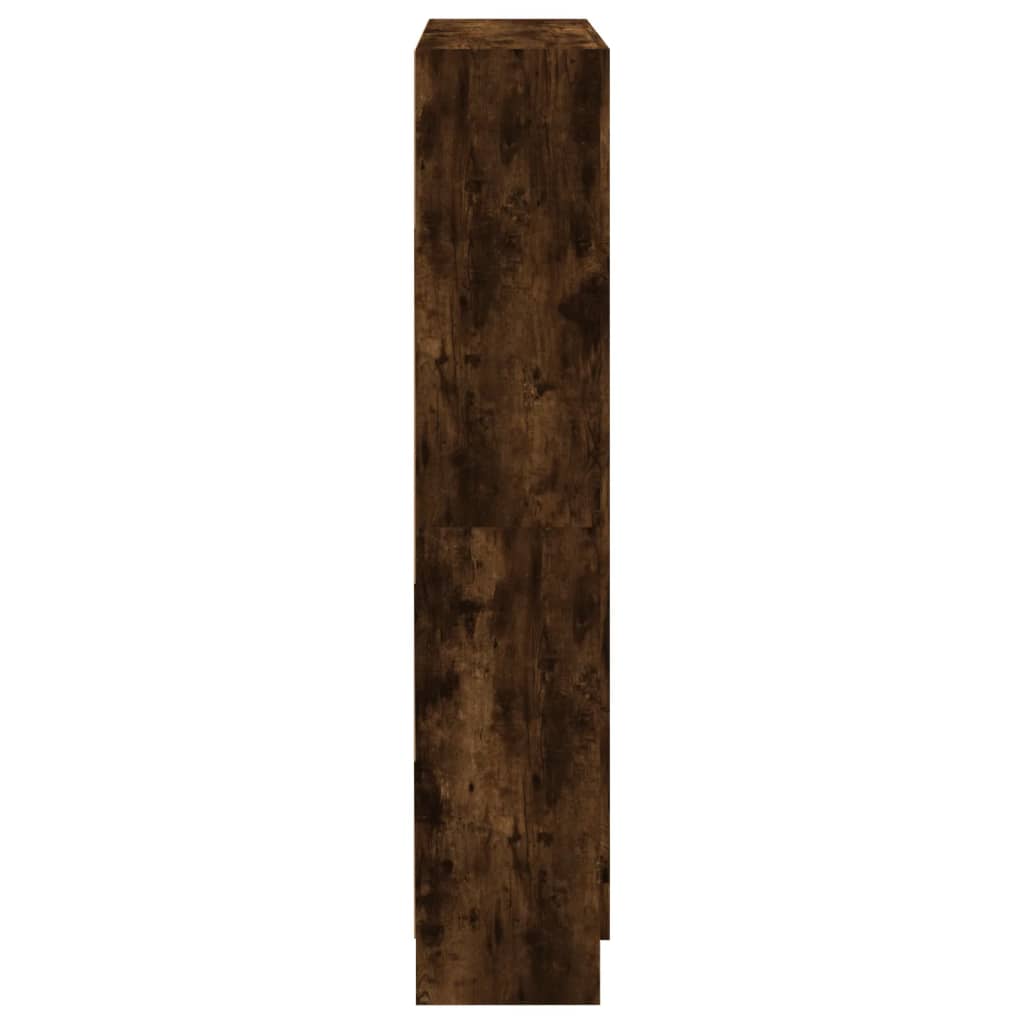 vidaXL Knižnica dymový dub 82,5x30,5x150 cm spracované drevo