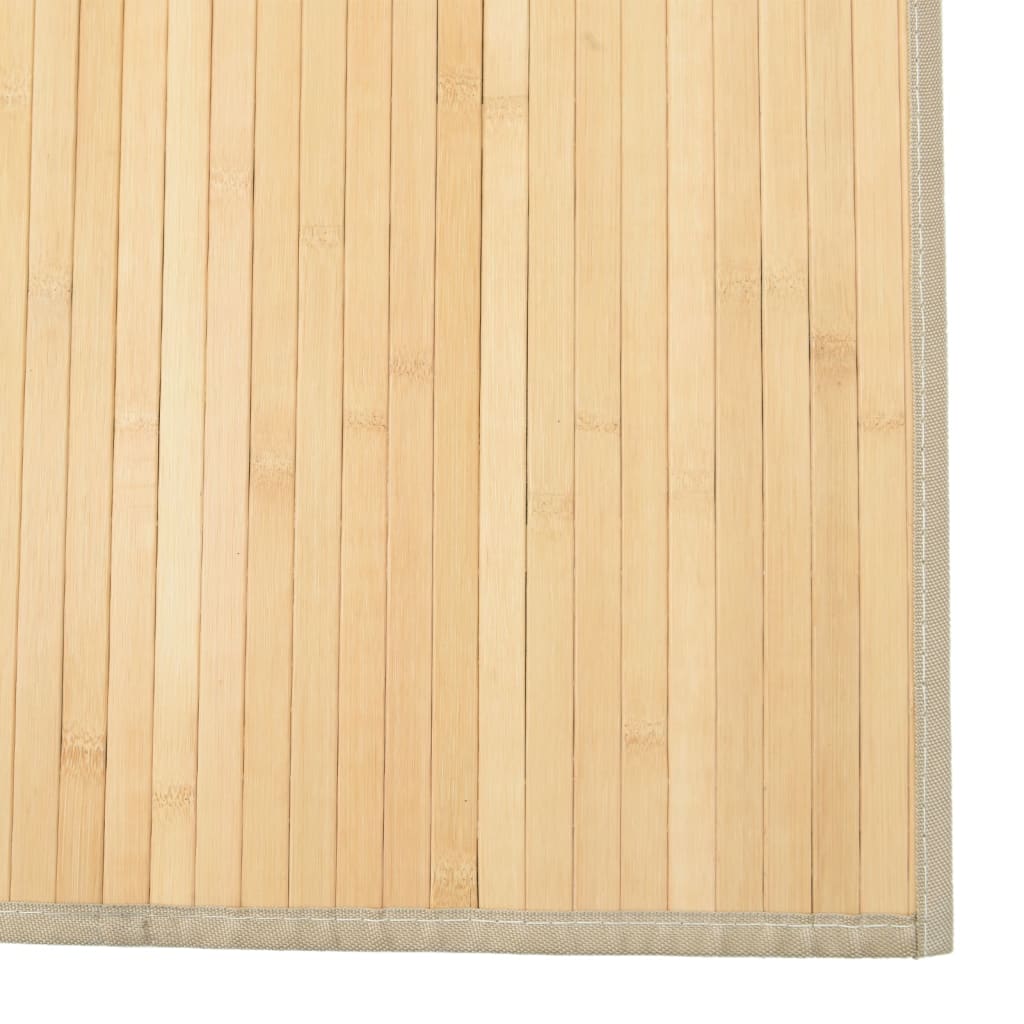vidaXL Koberec obdĺžnikový bledý prírodný 80x400 cm bambus
