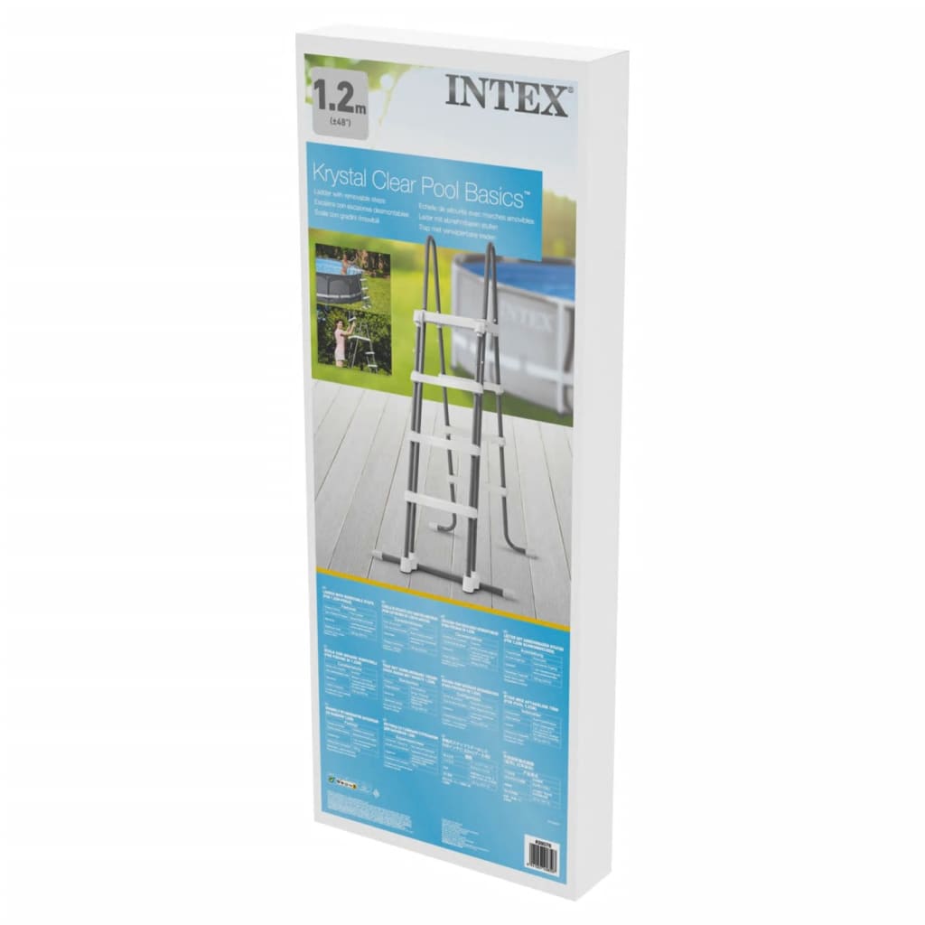 Intex 4-stupňový bezpečnostný rebrík pre bazén 122 cm