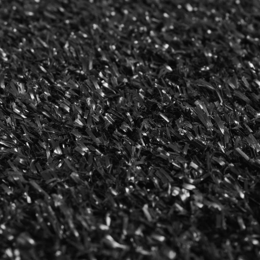 vidaXL Umelý trávnik 1x20 m/7-9 mm, čierny