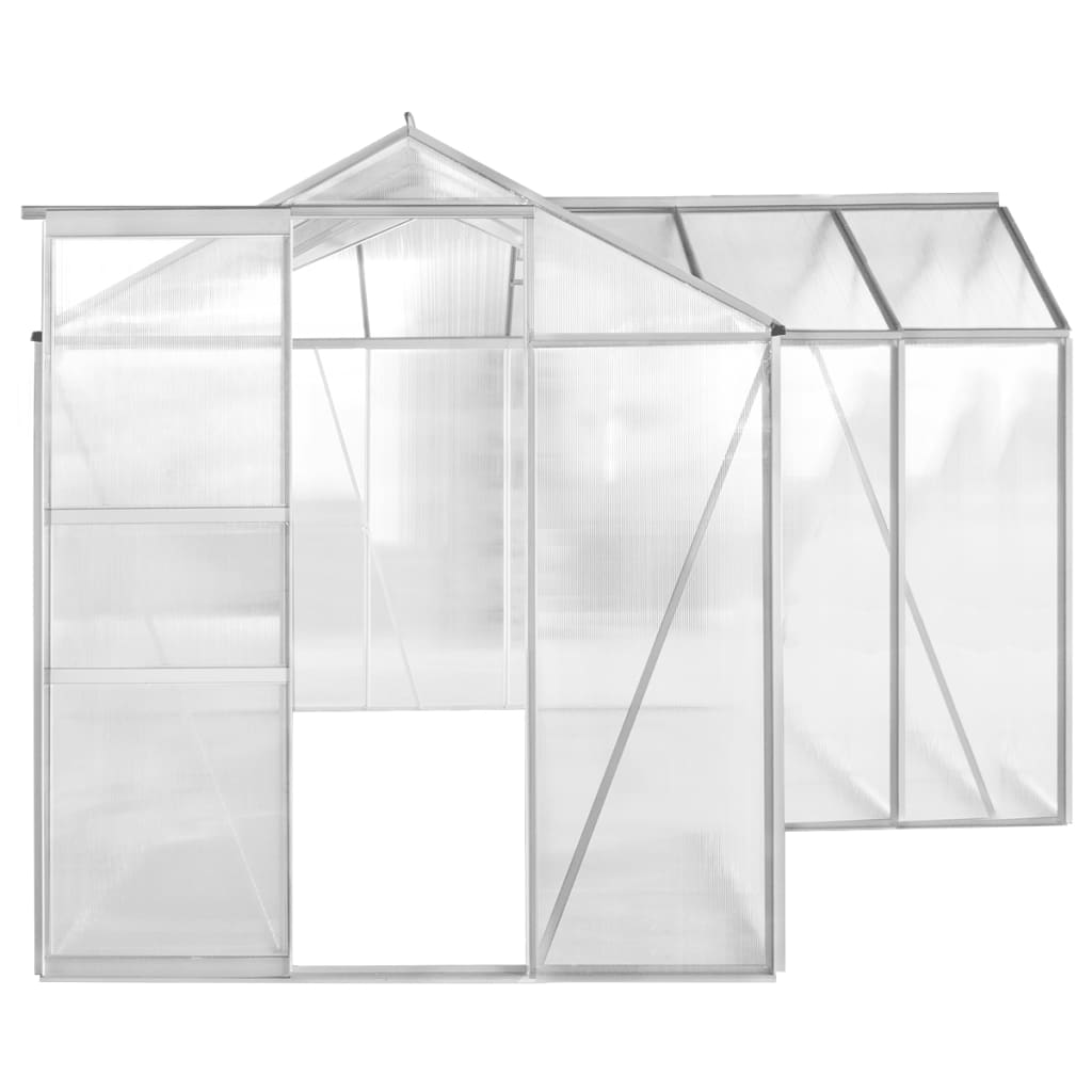Hliníkový skleník s 2 časťami s dutým panelom