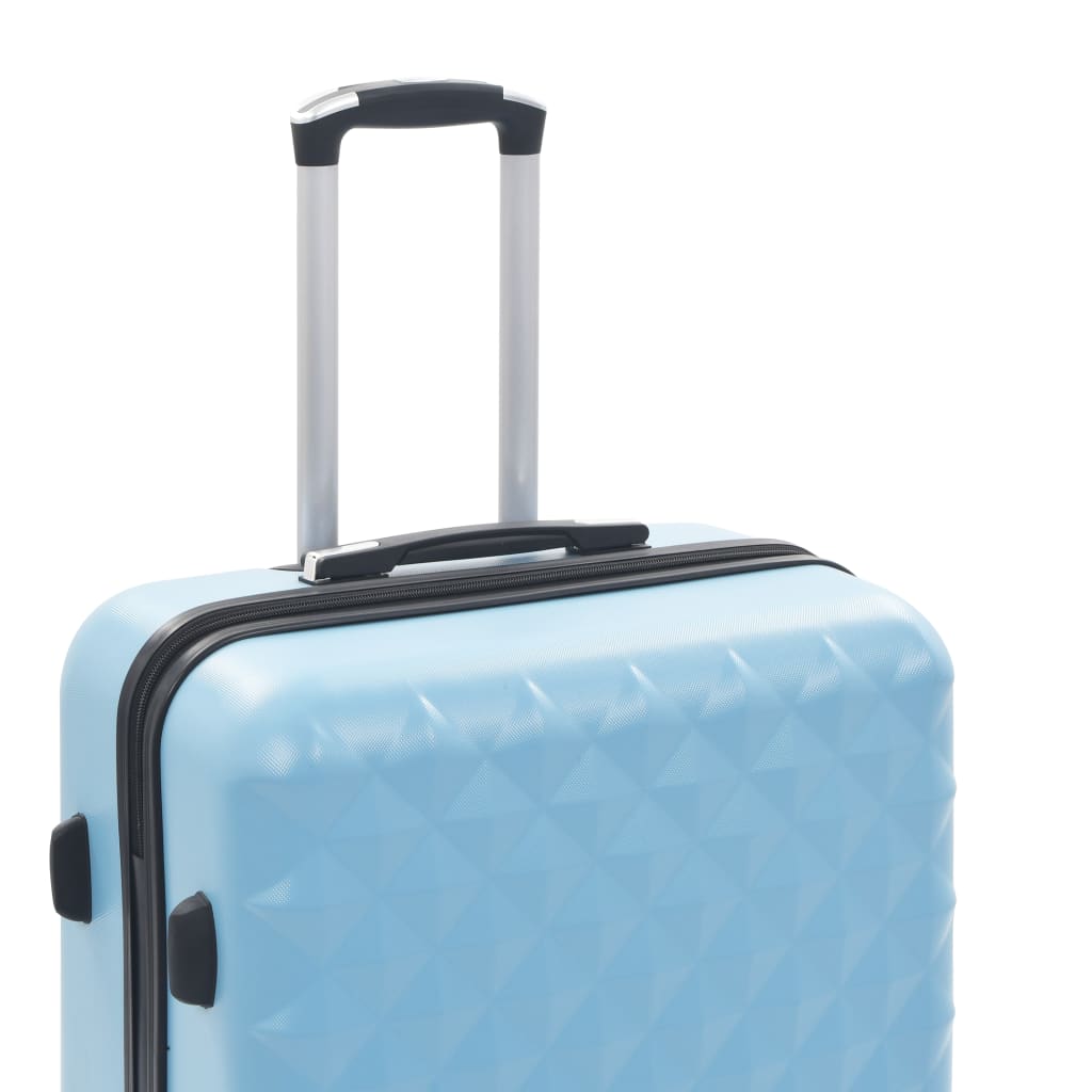 vidaXL Súprava 3 cestovných kufrov s tvrdým krytom modrá ABS
