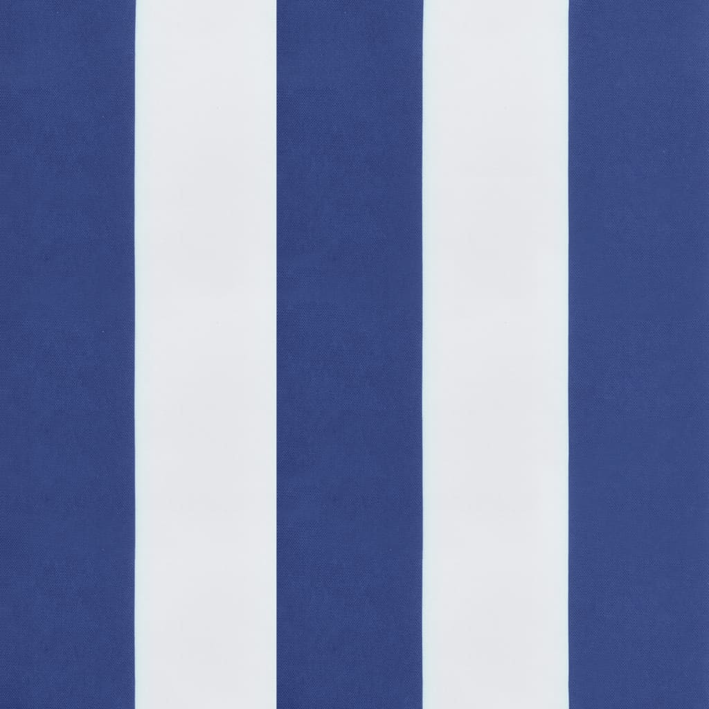 vidaXL Poduška na paletovú pohovku modro-biele pruhy 60x61,5x10 látka