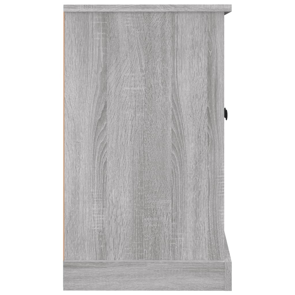 vidaXL Komoda sivý dub sonoma 100x35,5x60 cm spracované drevo