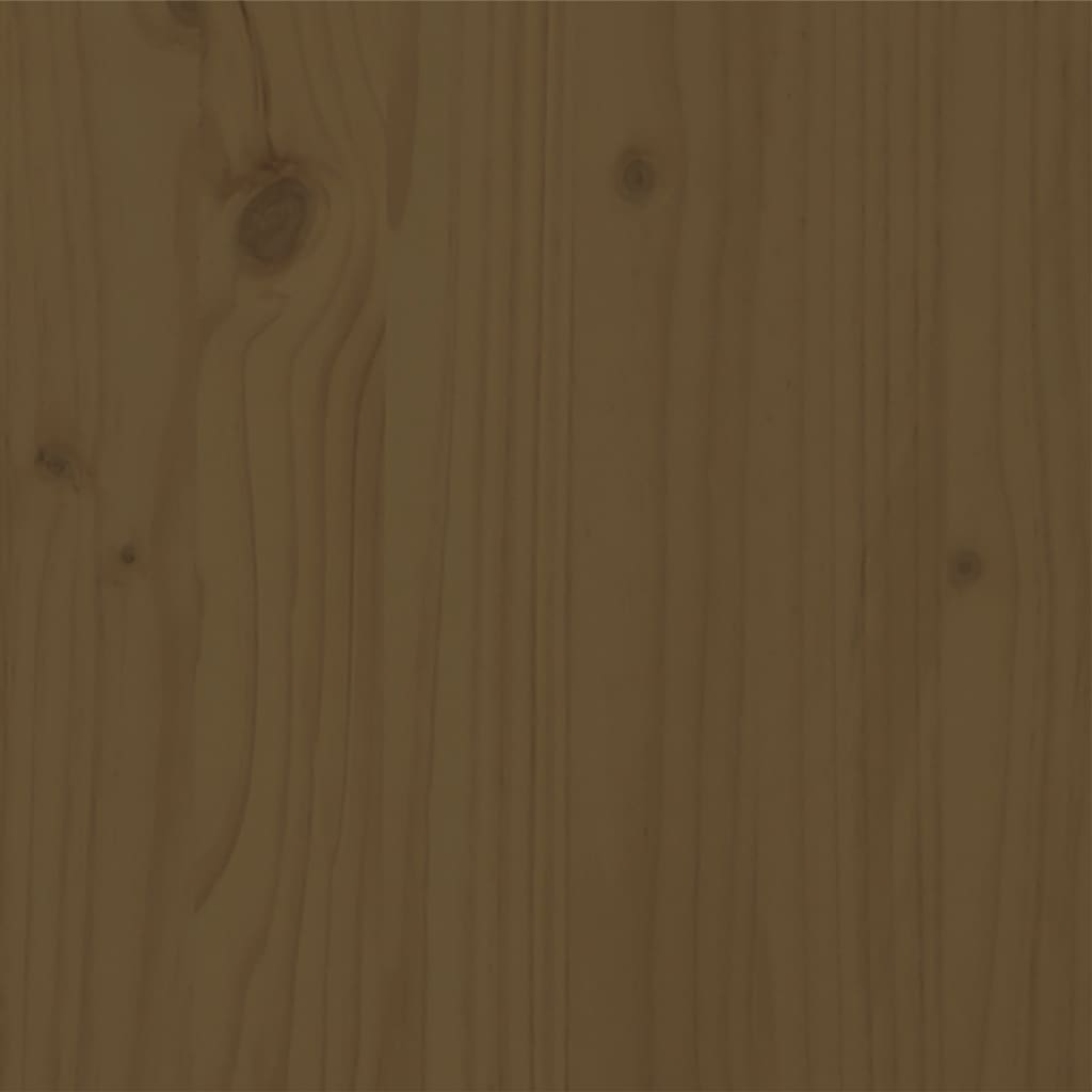 vidaXL Posteľný rám medový drevený masív 120x190 cm malé dvojlôžko