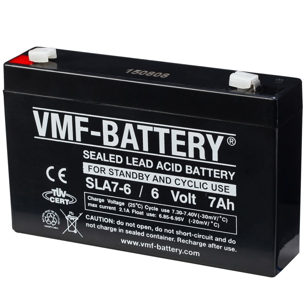 VMF AGM Záložná a cyklická batéria 6 V 7 Ah SLA7-6