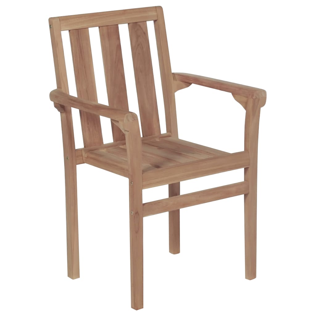 vidaXL Záhradné stoličky 2 ks, jasnozelené podložky, tíkový masív
