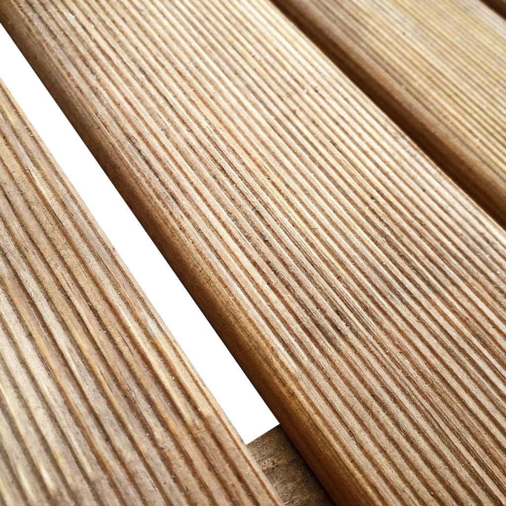 vidaXL Podlahové dlaždice 30 ks, 50x50 cm, drevo, hnedé