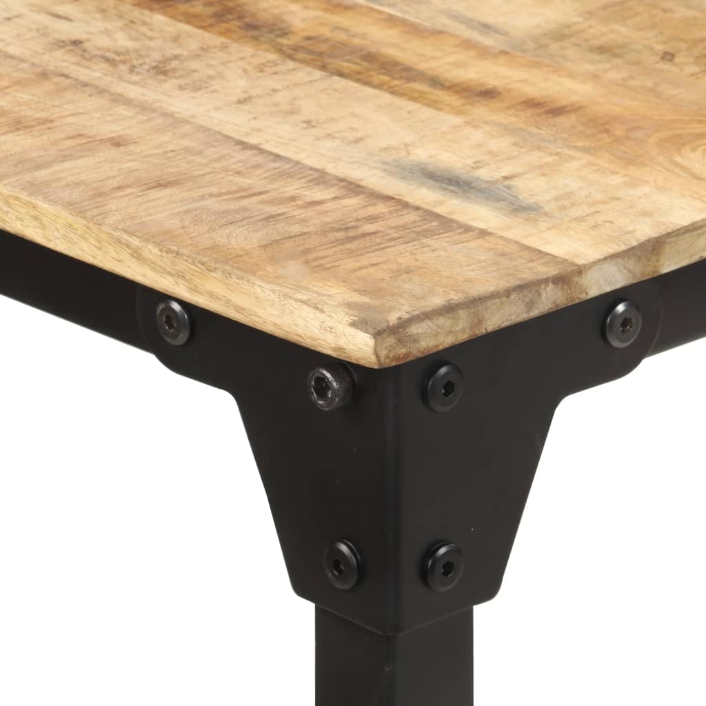 vidaXL Jedálenský stôl 160x80x76 cm surové mangovníkové drevo