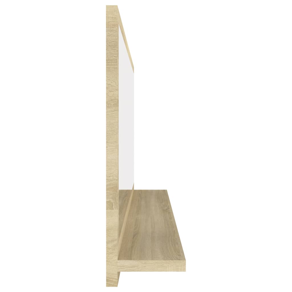 vidaXL Kúpeľňové zrkadlo, dub sonoma 100x10,5x37 cm, kompozitné drevo