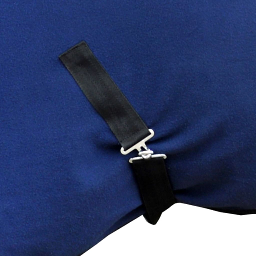 Fleecová pokrývka s popruhmi, 125 cm, modrá