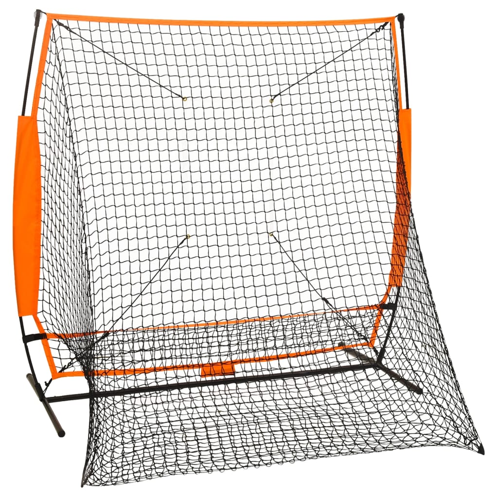 vidaXL Tréningová sieť na baseball čierna 174x76x158,5 cm