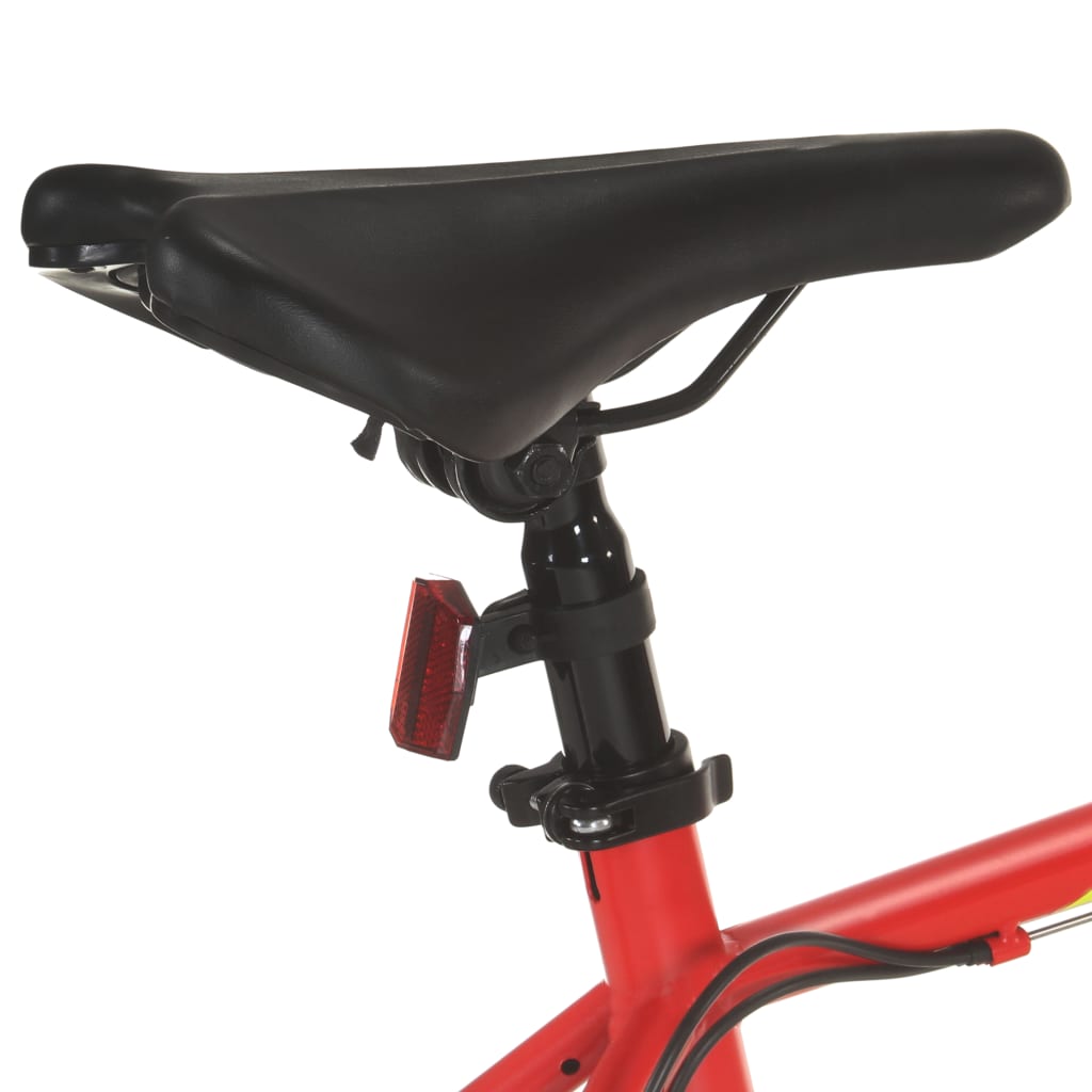 vidaXL Horský bicykel 21 rýchlostí 27,5" koleso 42 cm rám červený