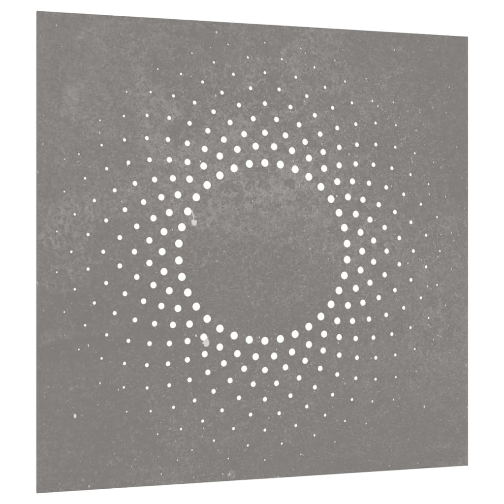 vidaXL Záhradná dekorácia 55x55 cm kortenová oceľ dizajn slnka