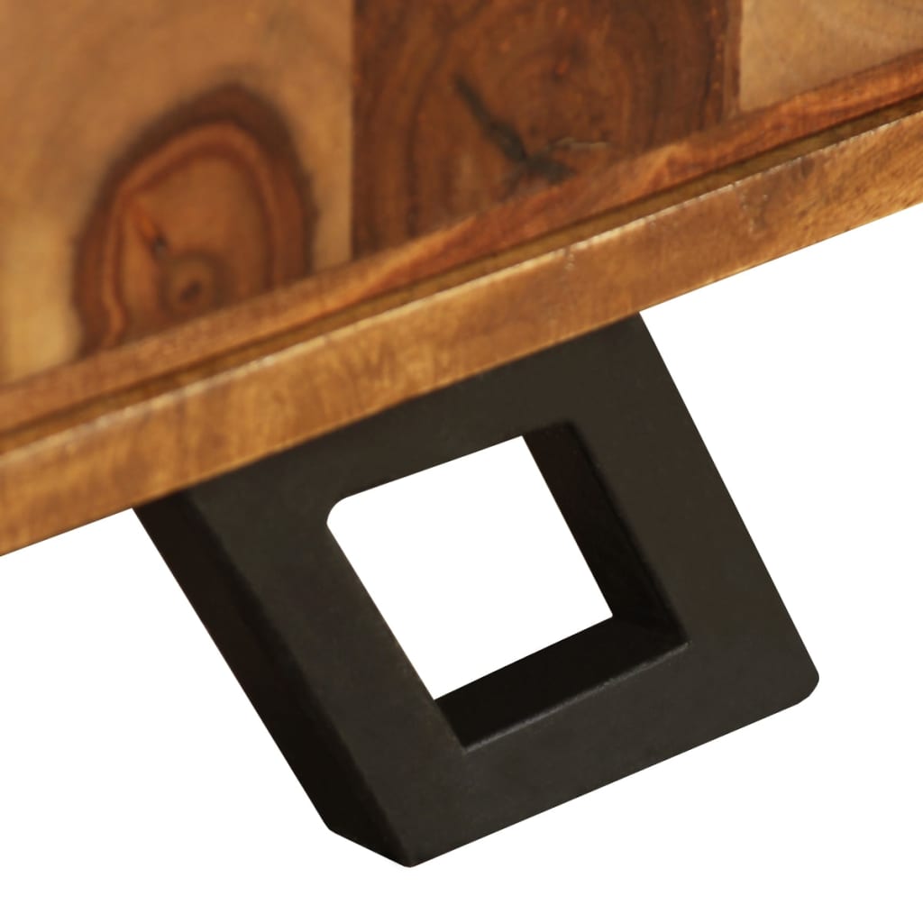 vidaXL TV stolík z masívneho sheeshamového dreva, 120x30x40 cm