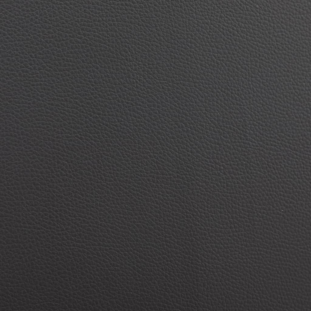 vidaXL Posteľný rám čierno-biely umelá koža 150x200 cm