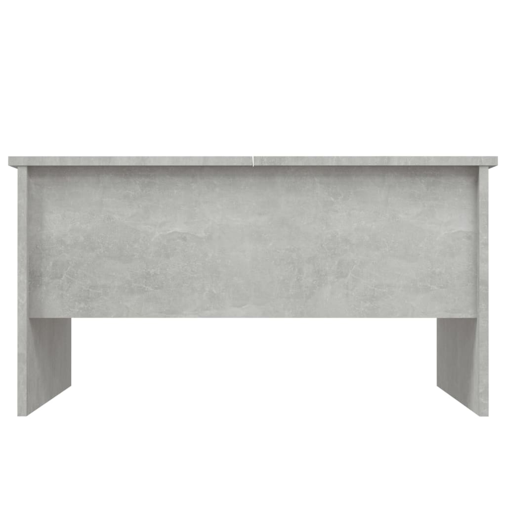 vidaXL Konferenčný stolík betónový sivý 80x50x42,5cm spracované drevo